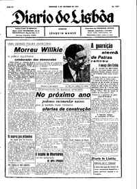 Domingo,  8 de Outubro de 1944 (2ª edição)