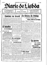 Segunda,  9 de Outubro de 1944 (1ª edição)