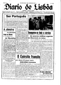 Segunda,  8 de Janeiro de 1945 (2ª edição)