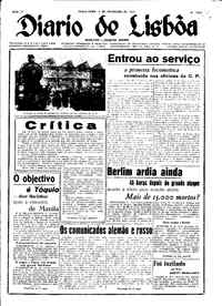 Terça,  6 de Fevereiro de 1945 (2ª edição)