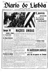 Quarta,  9 de Maio de 1945 (1ª edição)