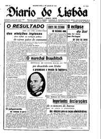 Segunda,  9 de Julho de 1945