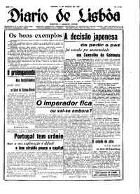 Sábado, 11 de Agosto de 1945