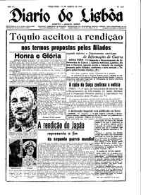 Terça, 14 de Agosto de 1945 (2ª edição)