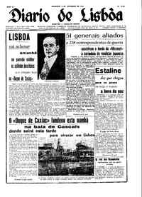 Domingo,  2 de Setembro de 1945 (2ª edição)