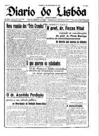 Sábado,  3 de Novembro de 1945