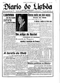 Sábado,  5 de Janeiro de 1946 (1ª edição)