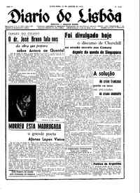 Sexta, 25 de Janeiro de 1946 (1ª edição)