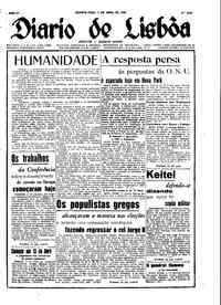 Quarta,  3 de Abril de 1946 (1ª edição)
