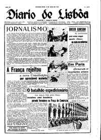 Segunda,  6 de Maio de 1946