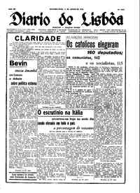 Segunda,  3 de Junho de 1946