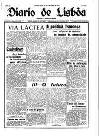 Quinta, 31 de Outubro de 1946