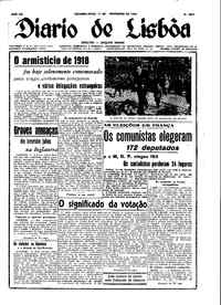 Segunda, 11 de Novembro de 1946