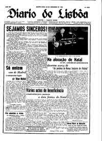 Quinta, 26 de Dezembro de 1946