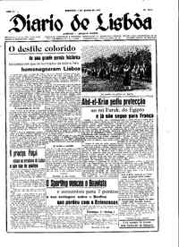 Domingo,  1 de Junho de 1947 (2ª edição)