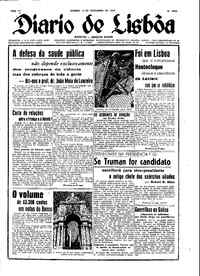 Sábado, 13 de Dezembro de 1947