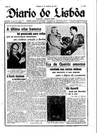 Sábado, 21 de Agosto de 1948 (1ª edição)