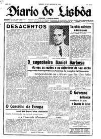 Sábado, 29 de Janeiro de 1949