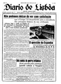 Quarta, 20 de Abril de 1949 (1ª edição)