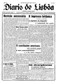 Segunda, 25 de Abril de 1949 (1ª edição)