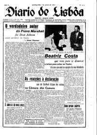 Quinta,  7 de Julho de 1949 (2ª edição)