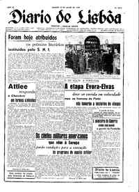 Sábado, 30 de Julho de 1949 (1ª edição)