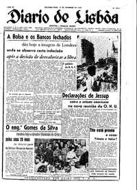 Segunda, 19 de Setembro de 1949 (1ª edição)