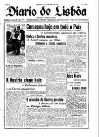 Domingo,  9 de Outubro de 1949