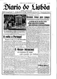 Quinta,  3 de Novembro de 1949