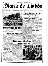 Quinta, 10 de Novembro de 1949