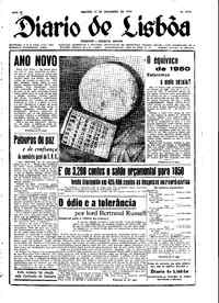 Sábado, 31 de Dezembro de 1949