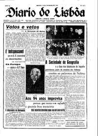 Sábado, 18 de Fevereiro de 1950