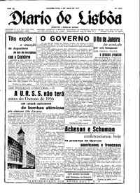 Segunda,  8 de Maio de 1950 (1ª edição)