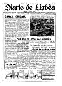 Quarta, 28 de Junho de 1950 (1ª edição)