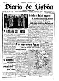 Quarta,  2 de Agosto de 1950