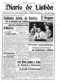 Domingo,  6 de Agosto de 1950 (2ª edição)