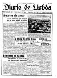 Quarta, 22 de Novembro de 1950 (1ª edição)