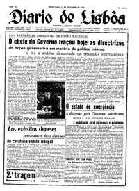 Terça, 12 de Dezembro de 1950 (2ª edição)