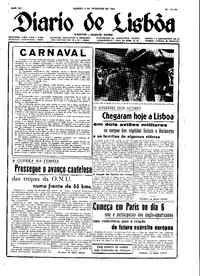 Sábado,  3 de Fevereiro de 1951 (1ª edição)