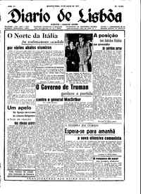 Quarta, 16 de Maio de 1951 (1ª edição)