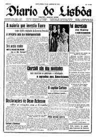 Sexta, 18 de Janeiro de 1952