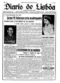 Quarta,  6 de Fevereiro de 1952