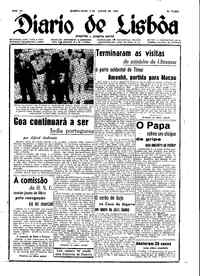 Quinta,  5 de Junho de 1952