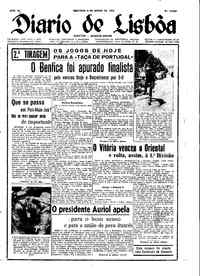 Domingo,  8 de Junho de 1952 (2ª edição)