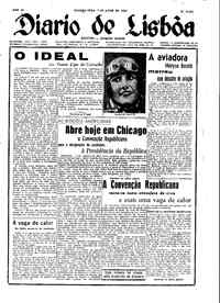 Segunda,  7 de Julho de 1952