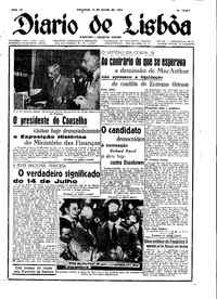 Domingo, 13 de Julho de 1952