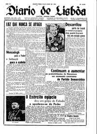 Quarta, 23 de Julho de 1952