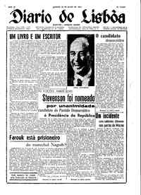 Sábado, 26 de Julho de 1952