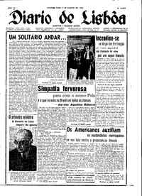 Segunda,  4 de Agosto de 1952