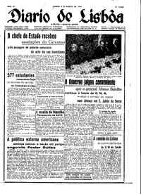 Sábado,  9 de Agosto de 1952 (2ª edição)